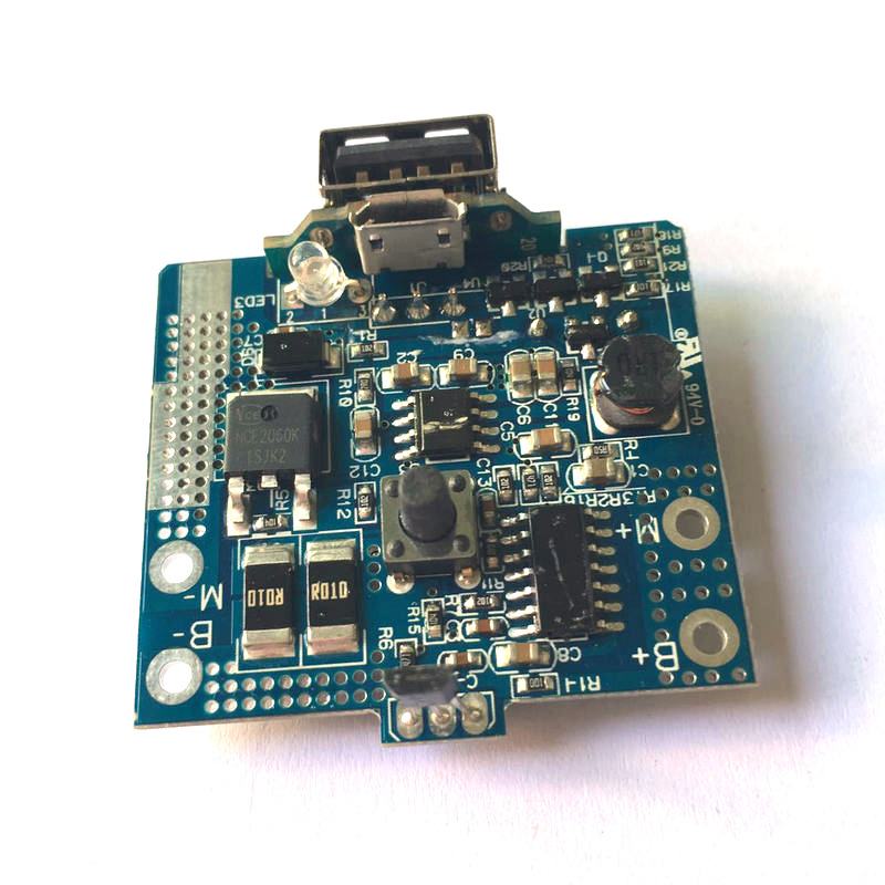 江苏便携式果汁机单节3.7V线路板带温控 充电宝 蜂鸣器PCBA电路板开发