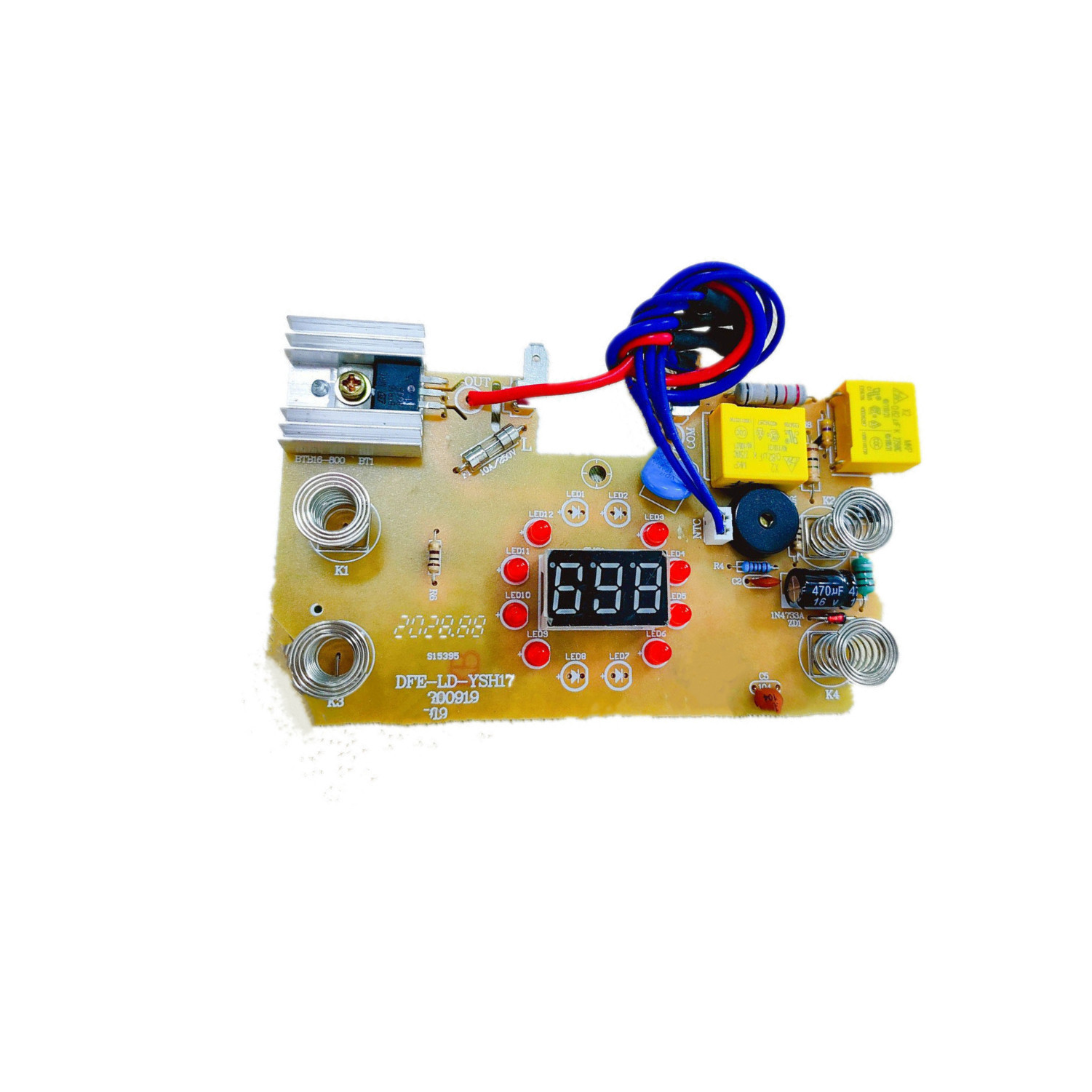 江苏便捷智能电水壶控制板方案开发设计 养生壶PCBA线路板来图做样